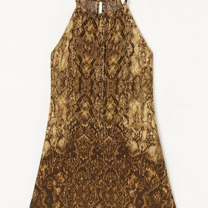 INC International Concepts Strappy Sleeveless Dress – Animal Print – Size S